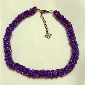 BCBG MaxAzria Rhinestone Crystal Collar Necklace